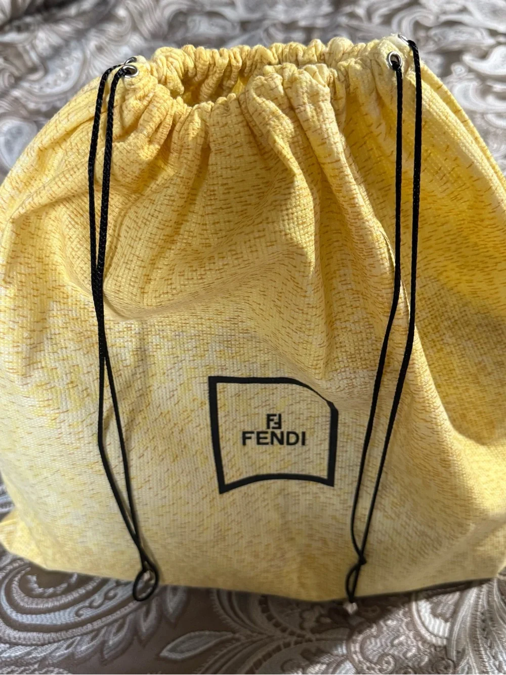 Fendi Brown and Black FF Canvas Shoulder Bag w/ Dust bag!